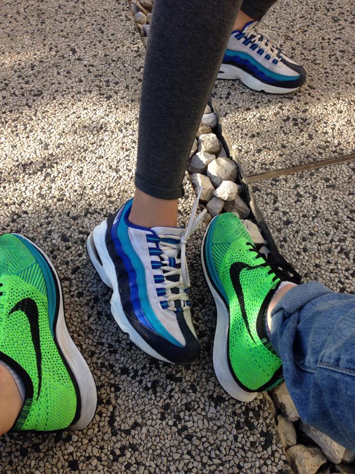 air max 95 blanche au pied air max 95 blanche au pied